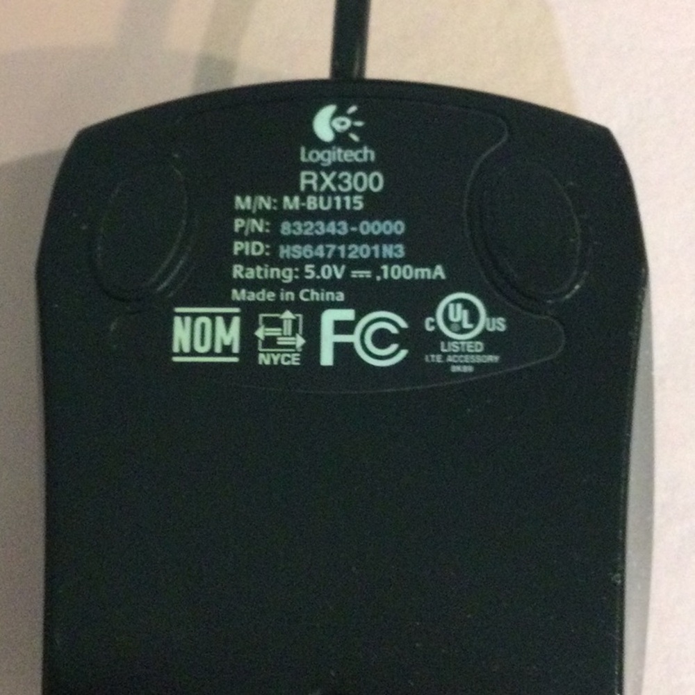 Logitech RX300 Optical Mouse - Picture 6 of 6
